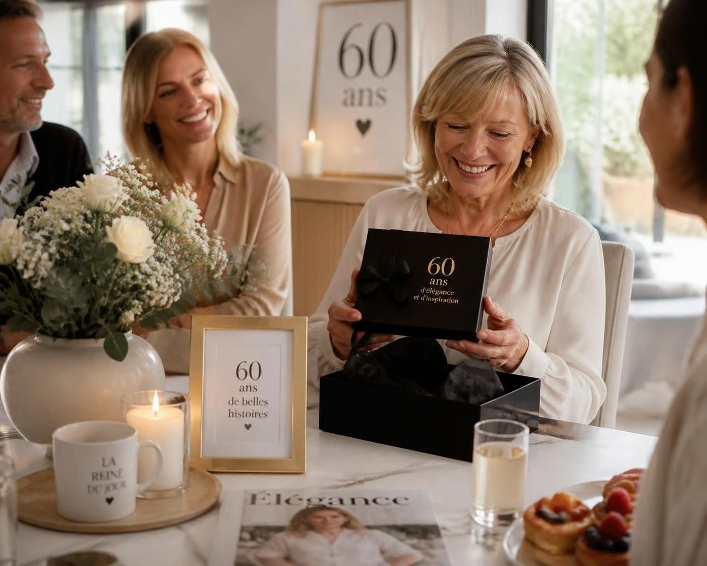 découvrez des idées cadeaux originales pour célébrer un 60e anniversaire et rendre ce moment unique inoubliable.