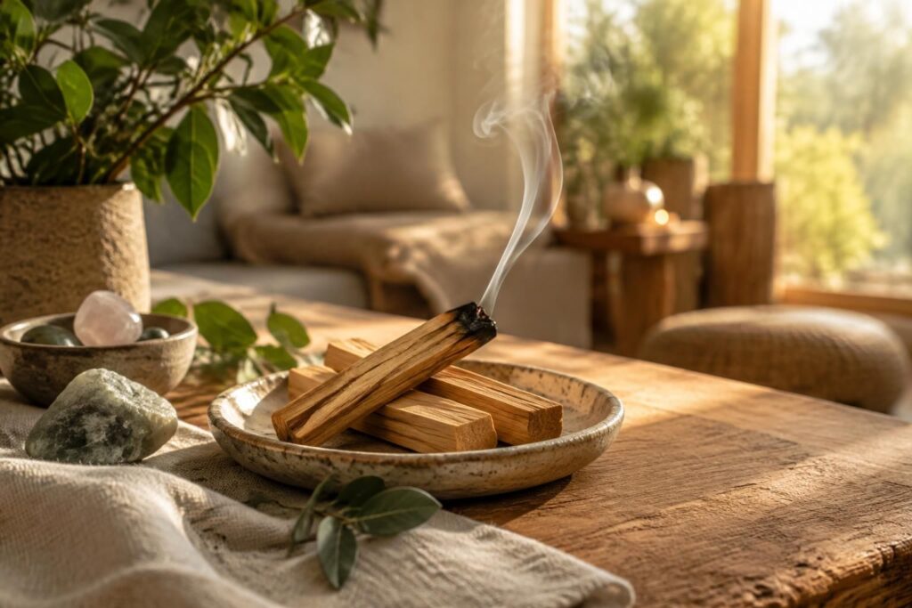 découvrez les bienfaits spirituels du palo santo et ses propriétés pour le bien-être : purification, relaxation et création d’une ambiance apaisante.