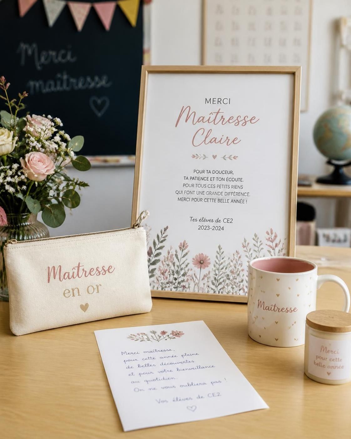 découvrez des idées originales de cadeaux personnalisés pour maîtresse afin de remercier avec style et toucher le cœur de votre enseignante.