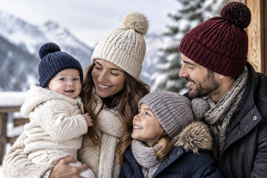 découvrez notre sélection de bonnets à pompon de marque pour bébé, enfant et homme : des modèles confortables et tendance pour tous les âges.