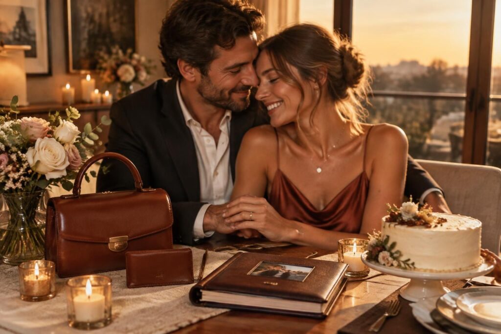 découvrez la signification des noces de cuir, ainsi que des idées de cadeaux et les traditions pour célébrer vos deux ans de mariage.